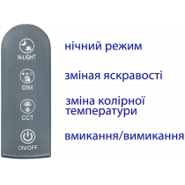 Лампа настільна світлодіодна DELUX TF-550 8 Вт LED 3000K-4000K-6000K чорний