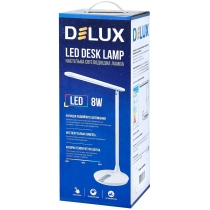 Лампа настільна світлодіодна DELUX TF-550 8 Вт LED 3000K-4000K-6000K білий