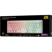 Клавіатура 2E GAMING KG360 RGB 68key WL White UKR