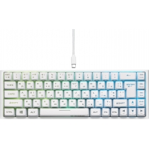 Клавіатура 2E GAMING KG350 RGB 68key USB White UKR