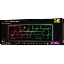Клавиатура 2E GAMING KG360 RGB 68key WL Black UKR