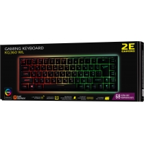 Клавіатура 2E GAMING KG360 RGB 68key WL Black UKR