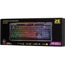 Клавіатура 2E GAMING KG300 LED USB Black UKR