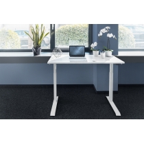 Стіл DIGITUS Electric Height Adjustable, 73-123cm, white