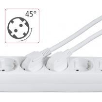 Сетевой удлинитель Hama Multiple 6XSchuko 3G*1.5мм ws 3м White