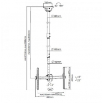 Кронштейн ITech CELB-54L W