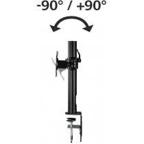 Настільний кронштейн HAMA Arm 2 25-66 cm (10"-26") 2 scr black