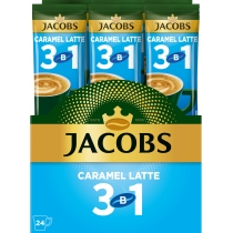 Кавовий напій розчинний JACOBS 3 в 1 Лате Карамель 12,3г х 24шт