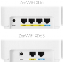 Маршрутизатор ASUS ZenWiFi XD6S 2PK 1xGE LAN 1xGE WAN MU-MIMO OFDMA MESH