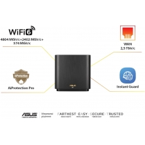 Маршрутизатор ASUS ZenWiFi XT9 1PK AX7800 3xGE LAN 1x2.5GE WAN 1xUSB 3.2 MU-MIMO OFDMA MESH