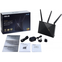 Маршрутизатор ASUS 4G-AX56 AX1800, 4xGE LAN, 1xGE WAN, 1xnanoSIM card, MU-MIMO