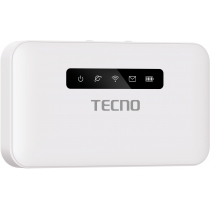 Мобільний маршрутизатор TECNO TR118 4G LTE, Wi-Fi4, 1x3FF SIM, 1xFE LAN, 1xmicro-USB, 2500mAh bat.