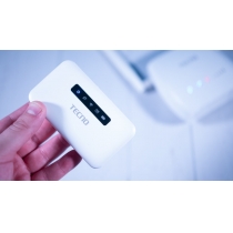 Мобильный маршрутизатор TECNO TR118 4G LTE, Wi-Fi4, 1x3FF SIM, 1xFE LAN, 1xmicro-USB, 2500mAh bat.