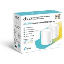 Маршрутизатор TP-LINK DECO X20 2PK AX1800 1xGE LAN 1xGE WAN MU-MIMO OFDMA MESH