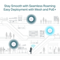 Точка доступу TP-LINK EAP670 AX5400 1x2.5GE LAN PoE MU-MIMO стел.