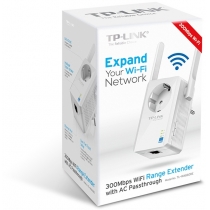 Повторювач Wi-Fi сигналу TP-LINK TL-WA860RE N300 1хFE LAN ext. ant x2 розетка