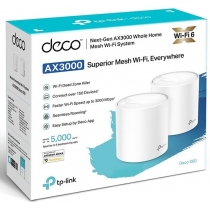 Маршрутизатор TP-LINK DECO X60 2PK AX3000 1xGE LAN 1xGE WAN MU-MIMO OFDMA MESH