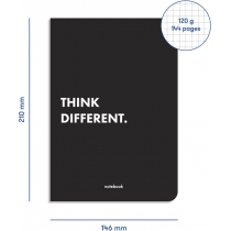 Блокнот "Think Different" чорний, Orner