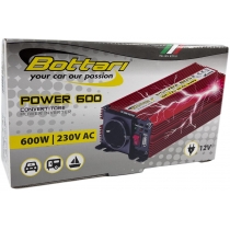 Інвертор напруги DC 12V - AC 230V 600W "POWER-600"