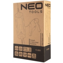 Зарядний пристрій Neo Tools, 4A/70Вт, 3-120Аг, для STD/AGM/GEL/LiFePO4 акумуляторів