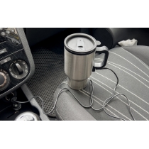 Термочашка 450 мл з підігрівом 12 V автомобільна "TRAVEL MUG"