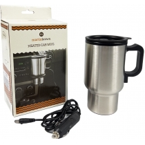 Термочашка 450 мл з підігрівом 12 V автомобільна "TRAVEL MUG"