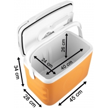 Автохолодильник SCM 1122, 22 л,  помаранчевий