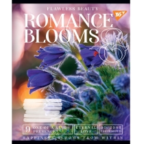 Тетрадь 96 листов, клетка, "Romance blooms"