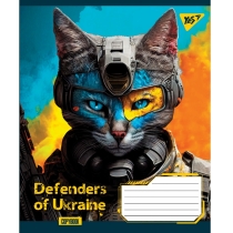 Зошит 48 аркушів, лінія, "Defenders of Ukraine"