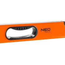 Рівень Neo Tools алюмінієвий, 100 см, 3 капсули, фрезерований, 2 ручки, магніт