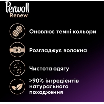 Засіб для делікатного прання Perwoll Renew для темних та чорних речей 3740мл, 68 циклів прання