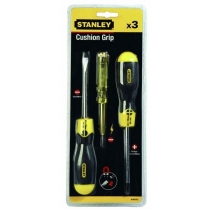 Викрутки Stanley CushionGrip, набір 3 од., викрутка індикатор напруги/тестер, SL, PH