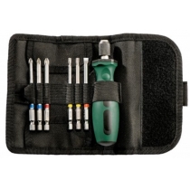 Набор отверток Metabo (7 шт.) рукоять-держатель +  PZ1, PZ2, PH2, TX20, TX25, плоская