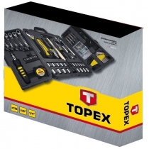 Набор инструмента TOPEX, универсальный, 135 ед., кейс