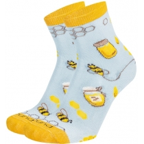 Шкарпетки дитячі  демісезонні бавовняні "Бджілки" DUNA 4061; 2022; світло-голубий