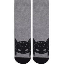 Шкарпетки підліткові демісезонні бавовняні BATMAN DUNA 5411; 24-26; сірий меланж