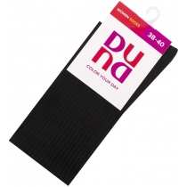 Шкарпетки високі жіночі демісезонні бавовняні DUNA 3341; 23-25; чорний