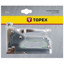 Степлер TOPEX, 6-14мм, тип скобы G/11, регулировка забивания скобы