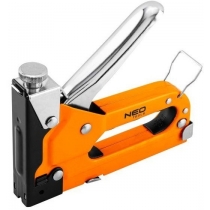 Степлер Neo Tools, 3в1, 4-14мм, тип скобы G,L,E, регулировка забивания скобы