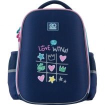 Рюкзак школьный GoPack Education полукаркасный 165M-2 Love wins!