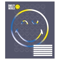 Зошит 12 аркушів, похила лінія, "Smiley world"