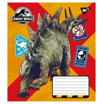 Тетрадь 18 листов, линия, "Jurassic world"