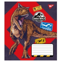 Тетрадь 18 листов, линия, "Jurassic world"