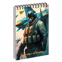 Блокнот YES А6/80 од.спираль "Defenders of Ukraine"