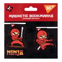 Закладки магнітні YES "Ninja", 2шт