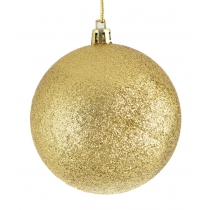 Куля Yes! Fun d-8 см золотий гліттер