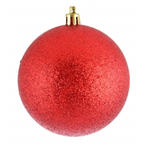 Куля Yes! Fun в-8 см червоний гліттер