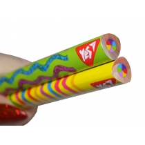 Карандаш YES "Rainbow" Jumbo с шестицветным грифелем, треугольный