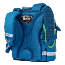 Рюкзак шкільний каркасний SMART PG-11 "Megapolis", синій