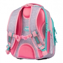 Рюкзак шкільний 1Вересня S-106 "Best Friend", рожевий/сірий